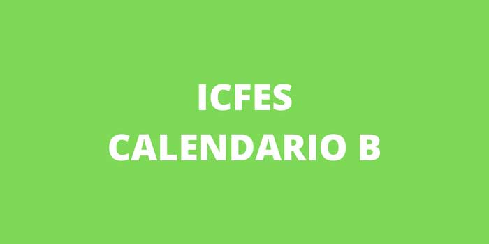 ICFES CALENDARIO B