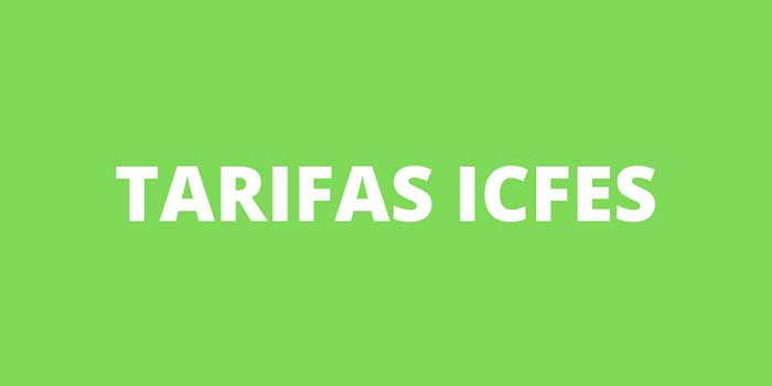 TARIFAS ICFES
